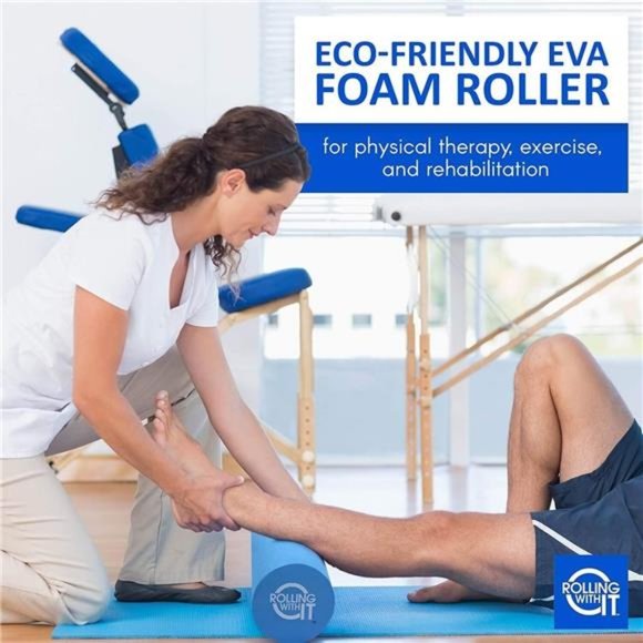 Rolling With It Foam Roller - High Density  for Exercise 13-18-36 inches - Picture 2 of 6